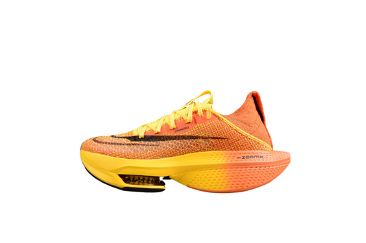 Zoom Alphafly Ne - T% 2 And Orange - Yellow Unisex Streetwear Limited Edition - The Nike Air Zoom Alphafly NEXT% 2 in vibrant yellow and orange is a high-performance