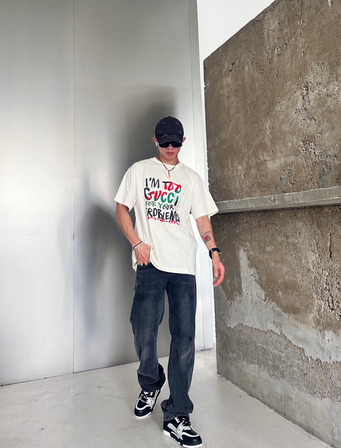 Camiseta Gucci 'Soy demasiado Gucci para tus problemas'