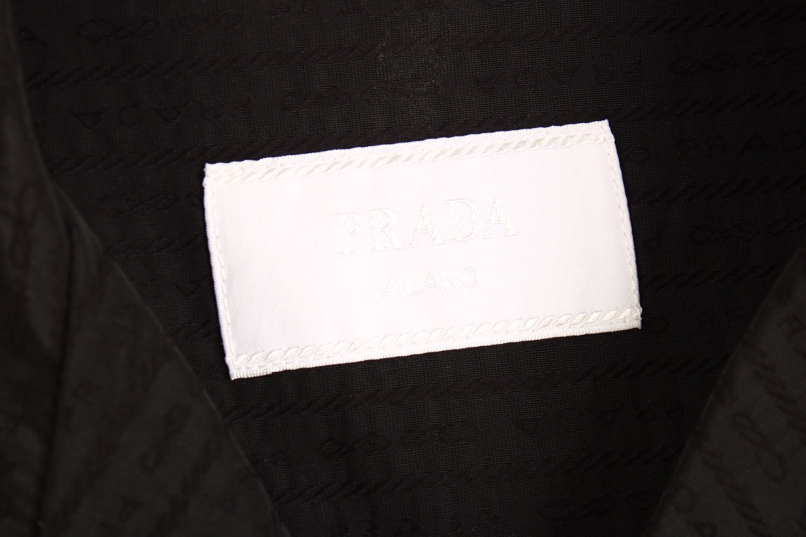 Chemise à manches courtes et boutonnée Prada