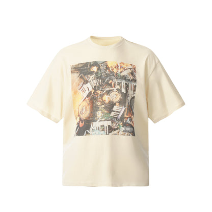 GALLERY Dept T-Shirt - White Unisex Streetwear Limited Edition - Introducing the Gallery Dept. Vintage-Inspired Graphic T-Shirt, a must-have for any streetwear enthusiast. This T-shirt