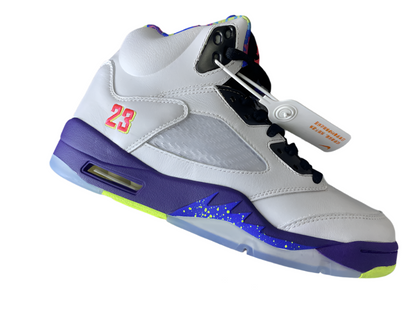 Jordan 5 Retro 'alternate Bel-air' T-Shirt - Black Unisex Streetwear Limited Edition - **Product Description: Air Jordan 5 Retro 'Alternate Bel-Air'** The Air Jordan 5 Retro 'Alternate Bel-Air'