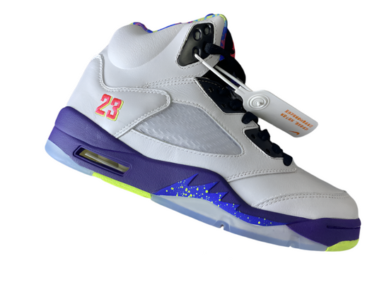 Jordan 5 Retro 'alternate Bel-air' T-Shirt - Black Unisex Streetwear Limited Edition - **Product Description: Air Jordan 5 Retro 'Alternate Bel-Air'** The Air Jordan 5 Retro 'Alternate Bel-Air'