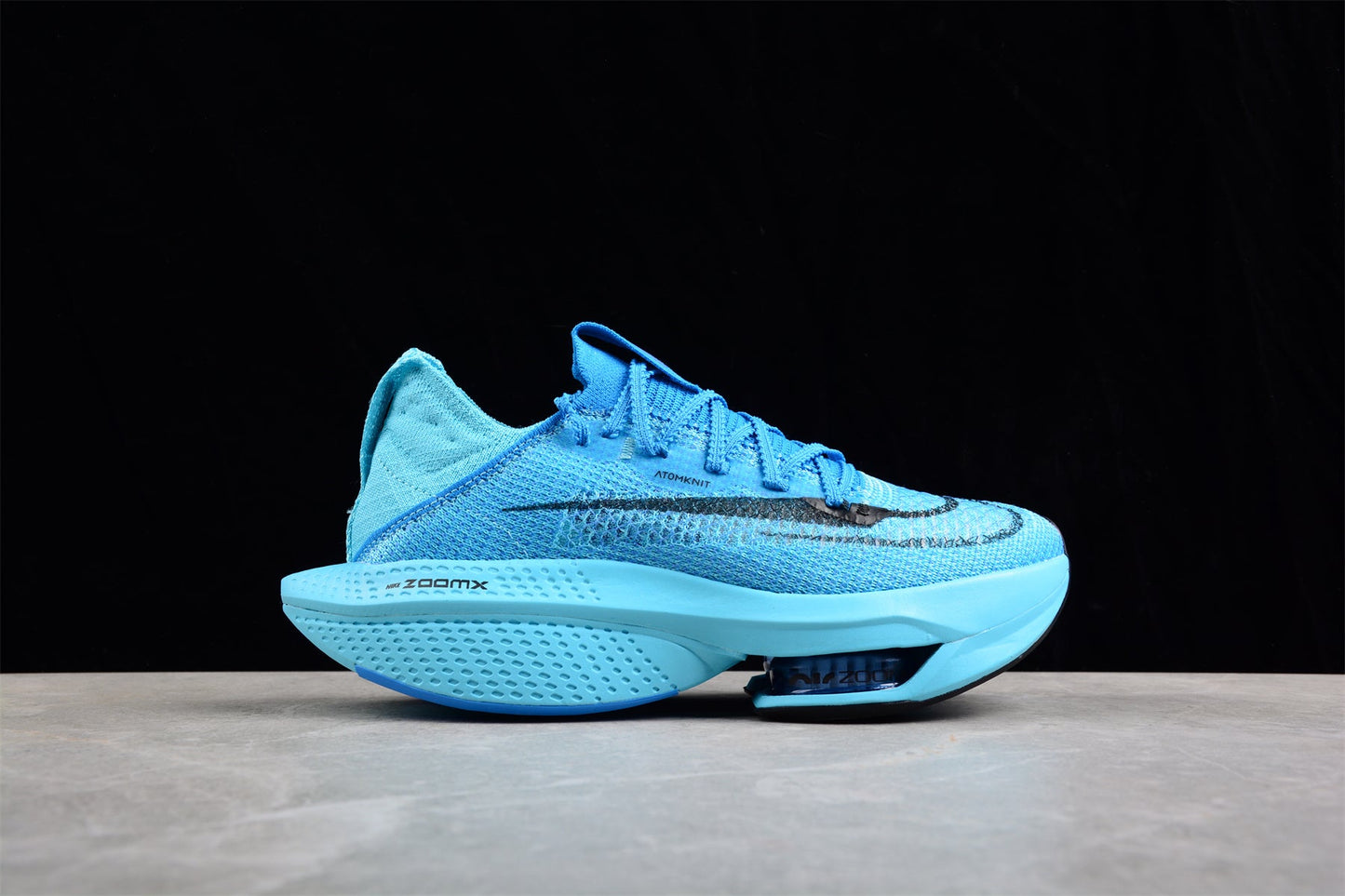 Zoom Alphafly Ne - T% 2 - Blue Unisex Streetwear Limited Edition - The Nike Air Zoom Alphafly NEXT% 2 is a top-tier running shoe engineered for athletes