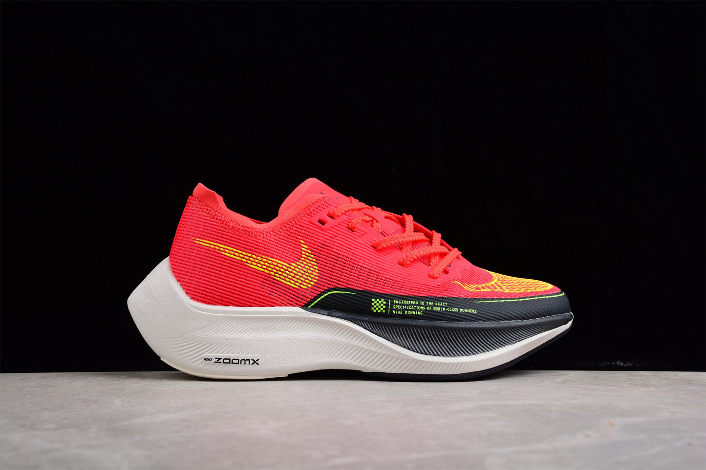 Zoom - Vaporfly Ne - T% 2 Red black And Yellow Unisex Streetwear Limited Edition