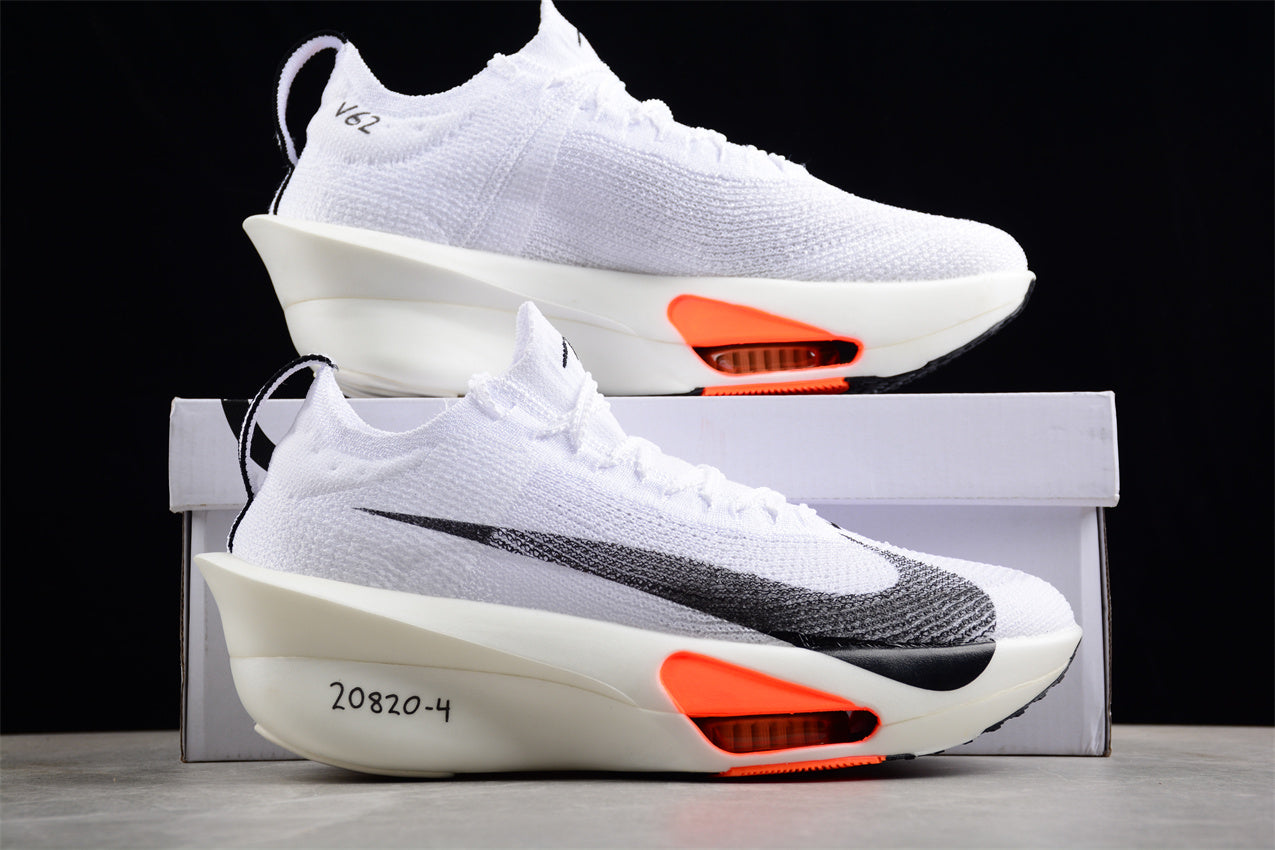 Zoom Alphafly Ne - T% 3 White And - Black Unisex Streetwear Limited Edition