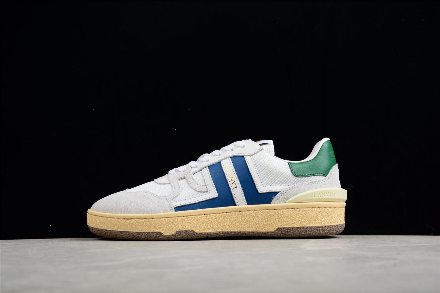Lanvin Mesh And Suede Sneakers - White Unisex Streetwear Limited Edition - ### Lanvin Mesh and Suede Sneakers Introducing the Lanvin Mesh and Suede Sneakers, a perfect