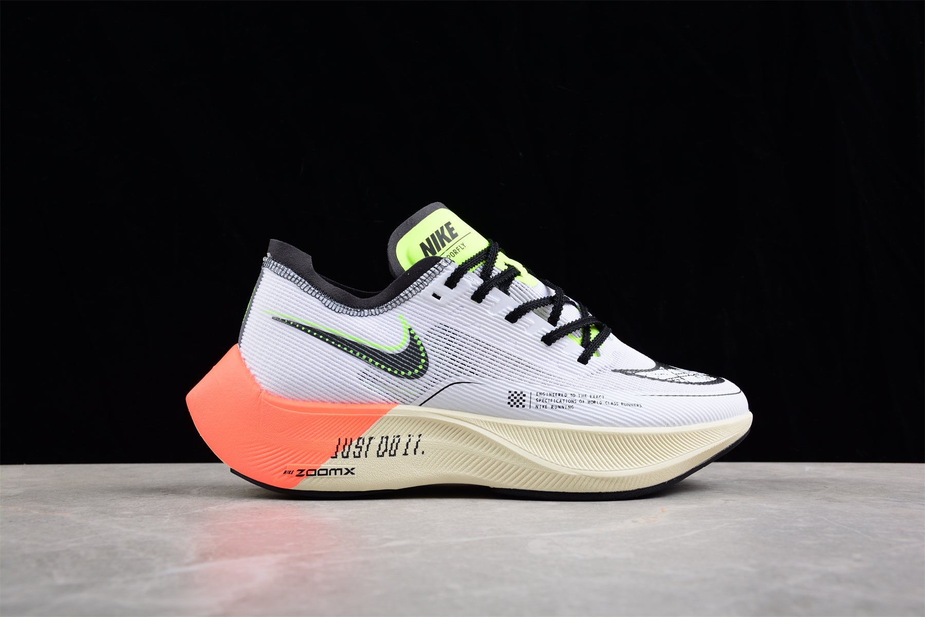 Zoom Vaporfly Ne - T% 2 White And Shoes - Black Unisex Streetwear Limited Edition