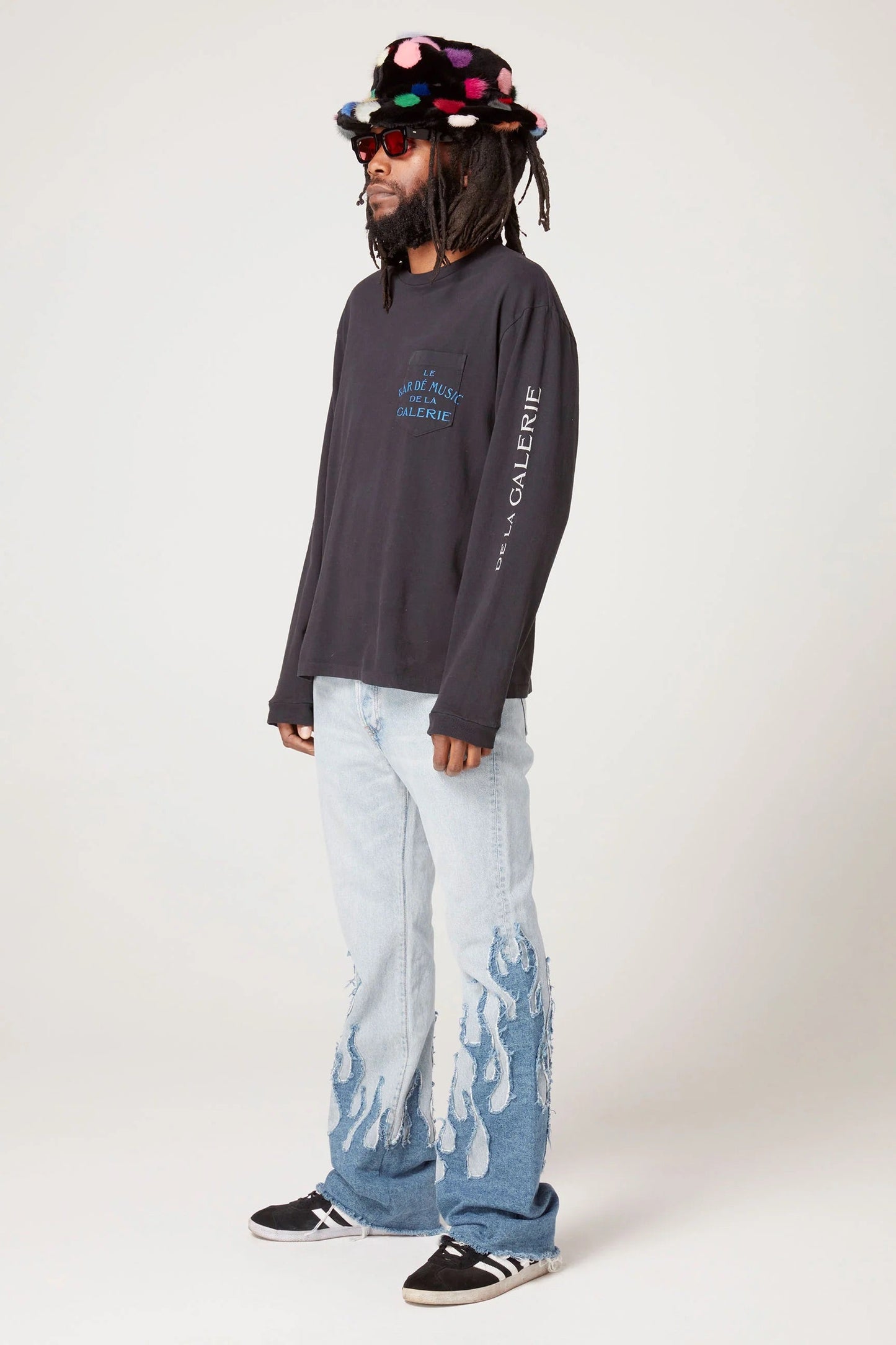 GALLERY DEPT LE BAR MUSIC DE LA LERIE T-SHIRT À MANCHES LONGUES