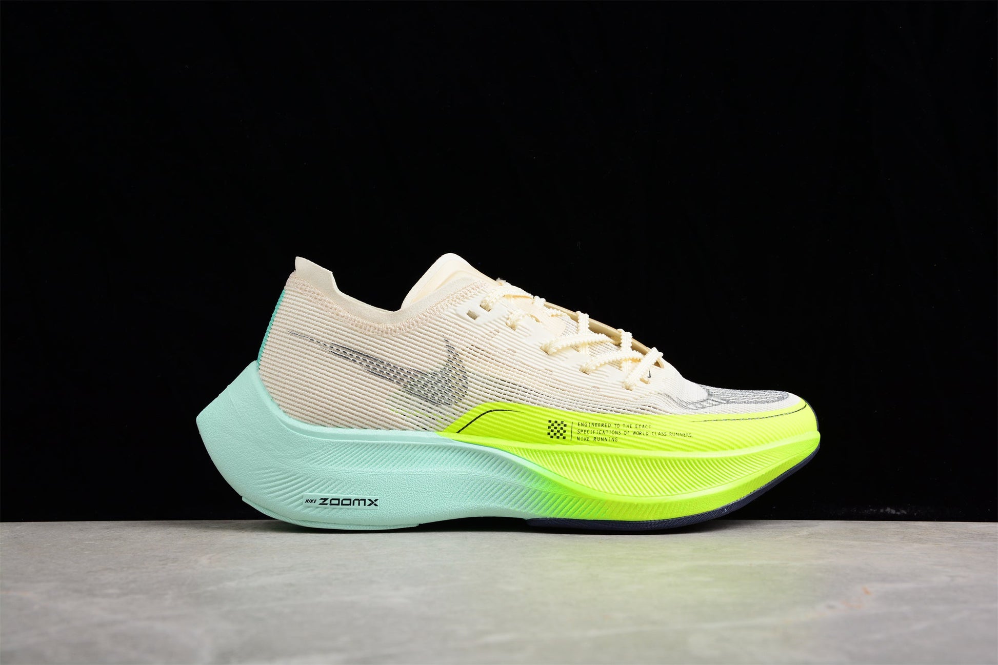 Zoom - Vaporfly Ne - T% 2 Cream neon And Teal - Green Unisex Streetwear Limited Edition