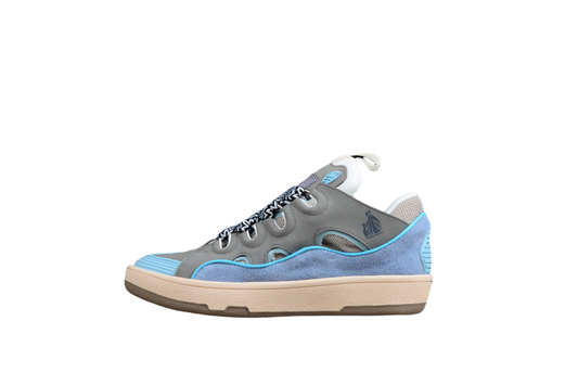 Lanvin Grey And Sneakers - Blue Unisex Streetwear Limited Edition - ### Lanvin Grey and Blue Sneakers Elevate your casual footwear collection with the Lanvin Grey