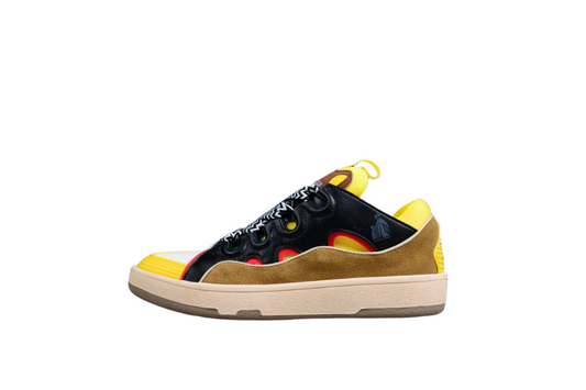 Lanvin Multi-color Sneaker T-Shirt - Black Unisex Streetwear Limited Edition - ### Lanvin Multi-Color Sneaker Elevate your sneaker game with the Lanvin Multi-Color Sneaker, a vibrant