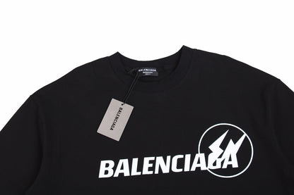 BALENCIAGA Logo T-shirt - Black Unisex Streetwear Limited Edition - The BALENCIAGA LOGO T-SHIRT BLACK - REPLICA is the ultimate expression of luxury streetwear with