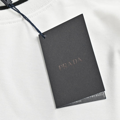 Prada Milano White T-Shirt - detail - replica sneakers