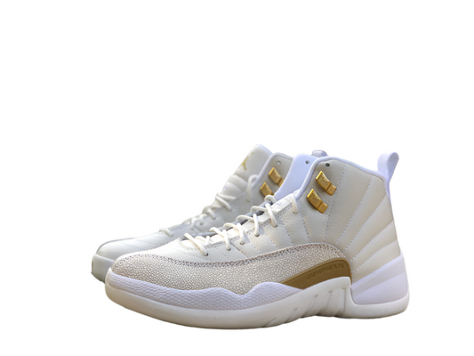 Jordan 12 Ovo - White Unisex Streetwear Limited Edition - Introducing the Air Jordan 12 Retro 'Royalty' edition, a luxurious take on a classic silhouette.