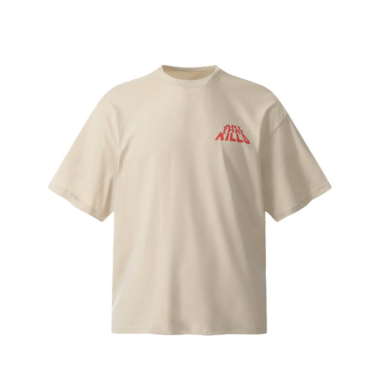GALLERY Dept 24ss Sweater - White Unisex Streetwear Limited Edition - Introducing the Gallery Dept. 'Art That Kills' T-Shirt, a perfect blend of simplicity and bold