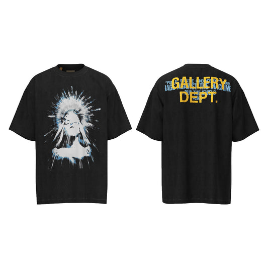GALLERY Dept T-Shirt - Black Unisex Streetwear Limited Edition - The Gallery Dept. 'Enlightened' Tee is a unique and bold addition to your wardrobe. Crafted