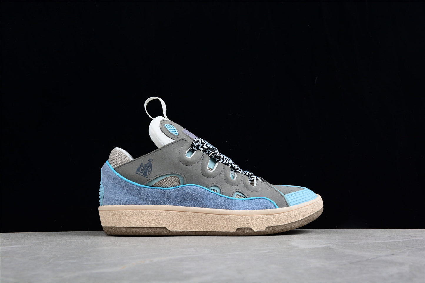 Lanvin Grey And Sneakers - Blue Unisex Streetwear Limited Edition - ### Lanvin Grey and Blue Sneakers Elevate your casual footwear collection with the Lanvin Grey