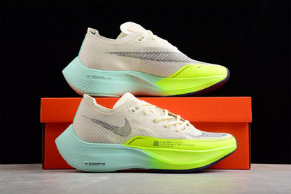 Zoom - Vaporfly Ne - T% 2 Cream neon And Teal - Green Unisex Streetwear Limited Edition