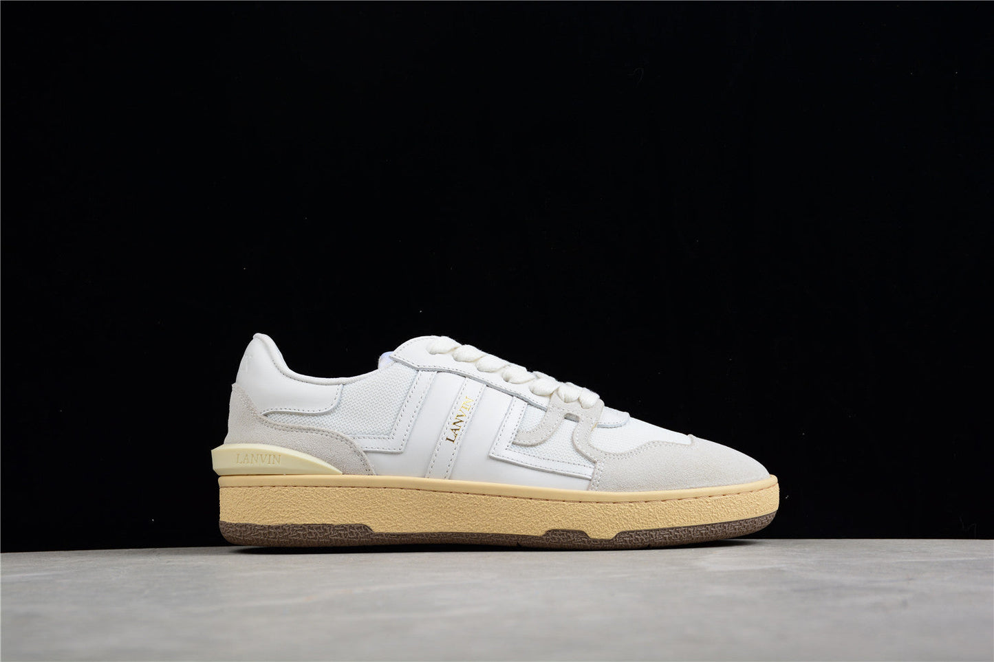 Lanvin Mesh And Suede Sneakers - White Unisex Streetwear Limited Edition - ### Lanvin Mesh and Suede Sneakers Step up your sneaker game with the Lanvin Mesh