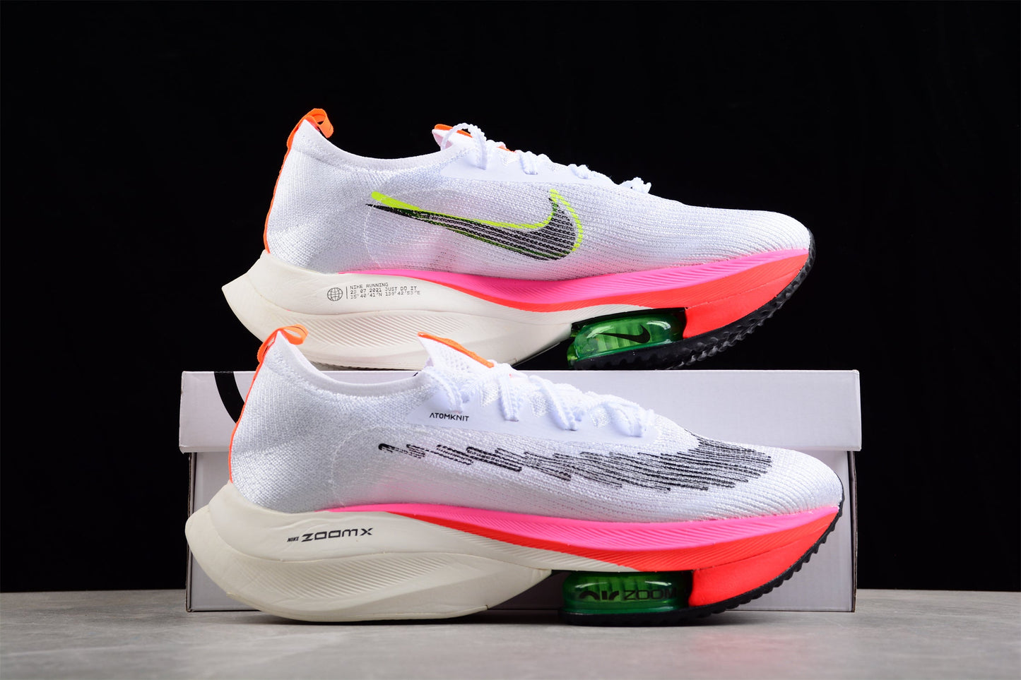 Zoom Alphafly Ne - T% 2 And Pink - White Unisex Streetwear Limited Edition