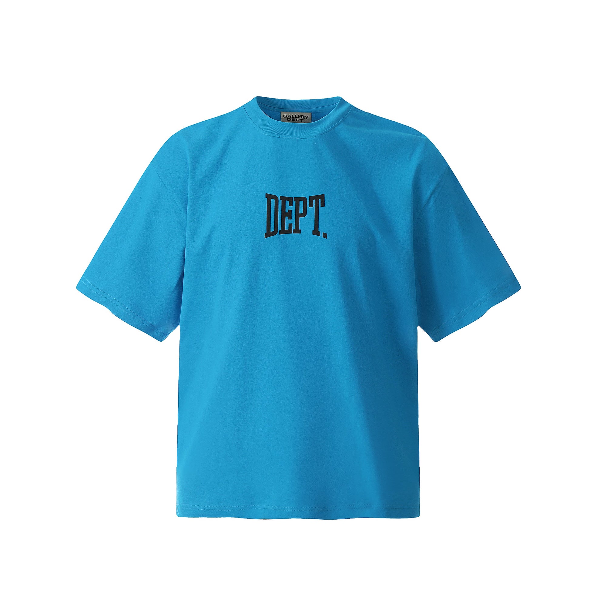 GALLERY Dept 24ss T-Shirt - Black Unisex Streetwear Limited Edition - Introducing the Gallery Dept. 'DEPT.' T-Shirt in a vibrant blue hue, a perfect blend of