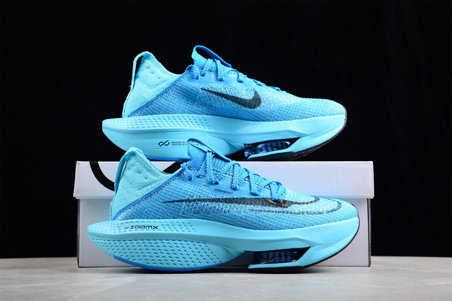 Zoom Alphafly Ne - T% 2 - Blue Unisex Streetwear Limited Edition - The Nike Air Zoom Alphafly NEXT% 2 is a top-tier running shoe engineered for athletes