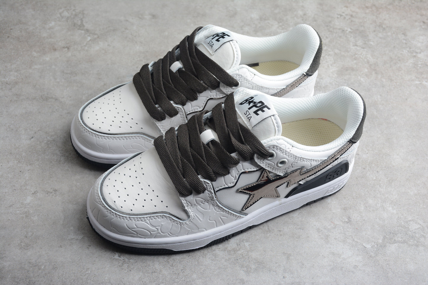 BAPE Sta 93 Low Top Sneakers - Black Unisex Streetwear Limited Edition - ### BAPE STA 93 Low Top Sneakers Introducing the BAPE STA 93 Low Top Sneakers,