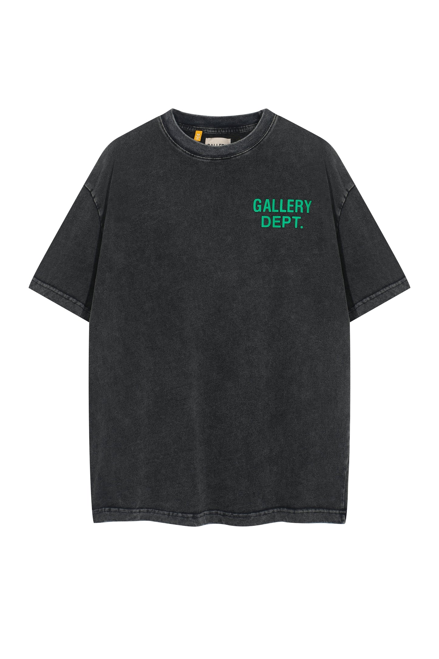 Gallery Dept. T-Shirt - Black Unisex Streetwear Limited Edition - Introducing the Gallery Dept. Hand-Painted Leaf Graphic T-Shirt, a perfect blend of artistry and streetwear.