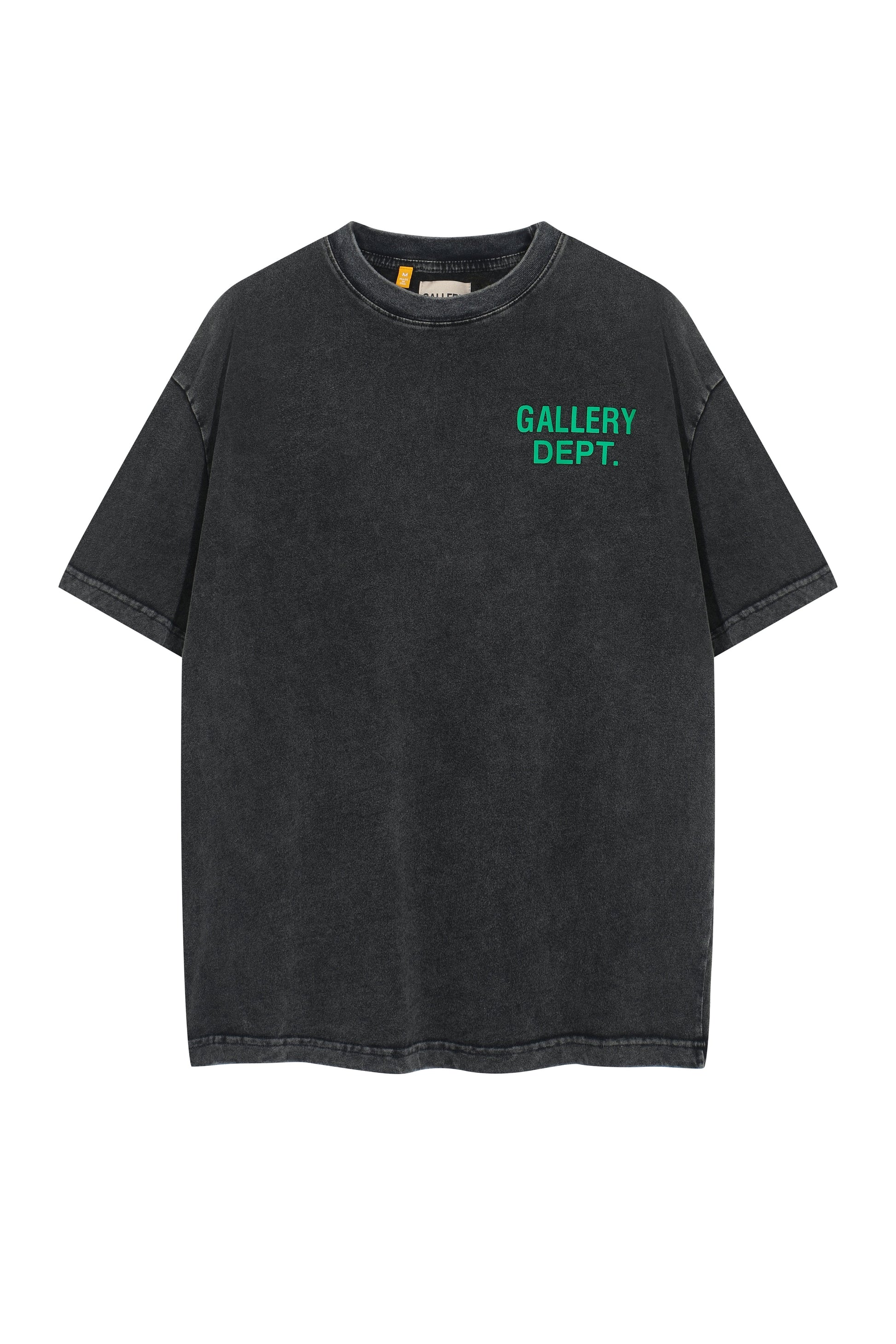 Gallery Dept. T-Shirt - Black Unisex Streetwear Limited Edition - Introducing the Gallery Dept. Hand-Painted Leaf Graphic T-Shirt, a perfect blend of artistry and streetwear.