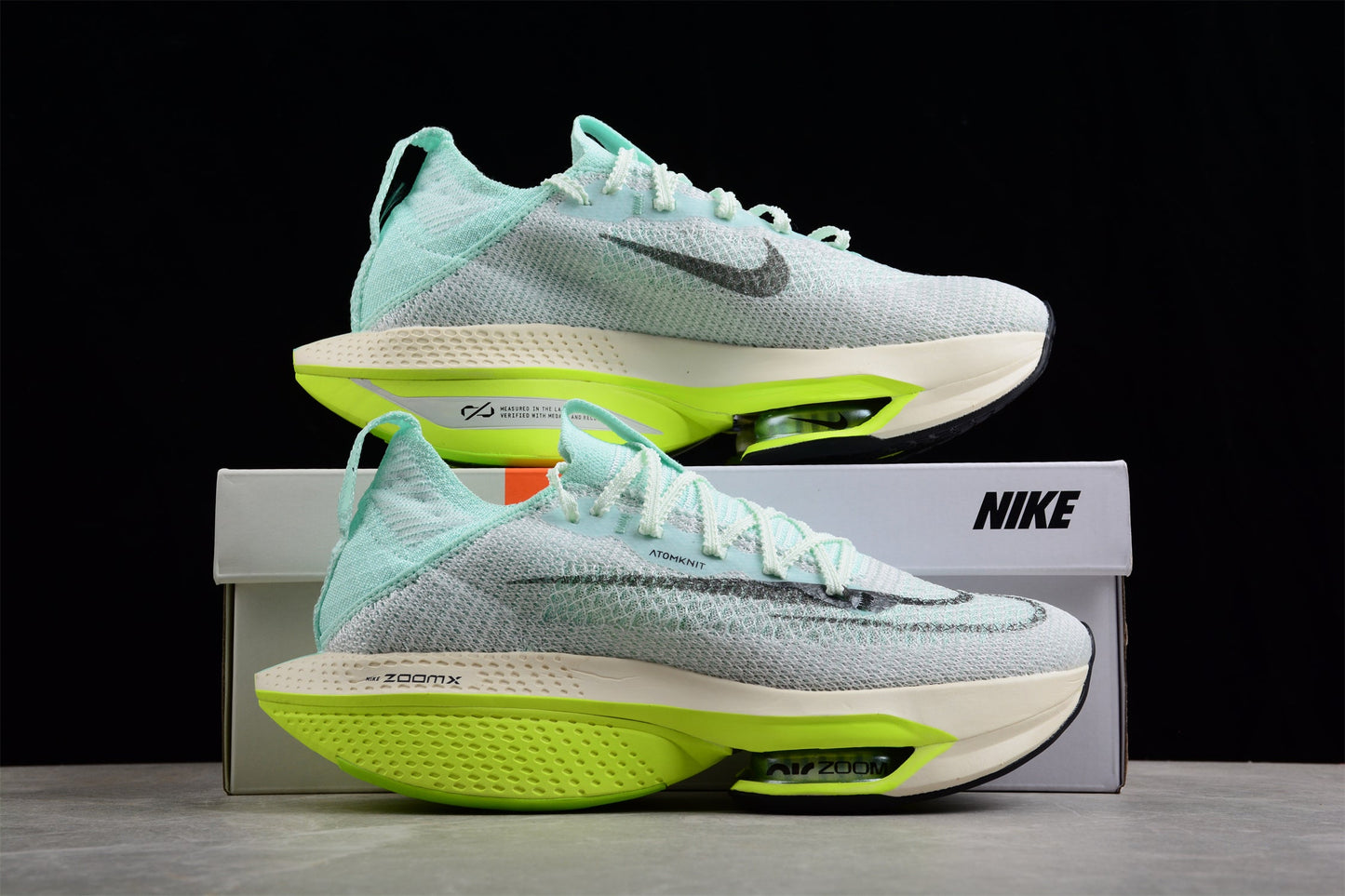 Zoom Alphafly Ne - T% 2 Mint And Yellow - Green Unisex Streetwear Limited Edition