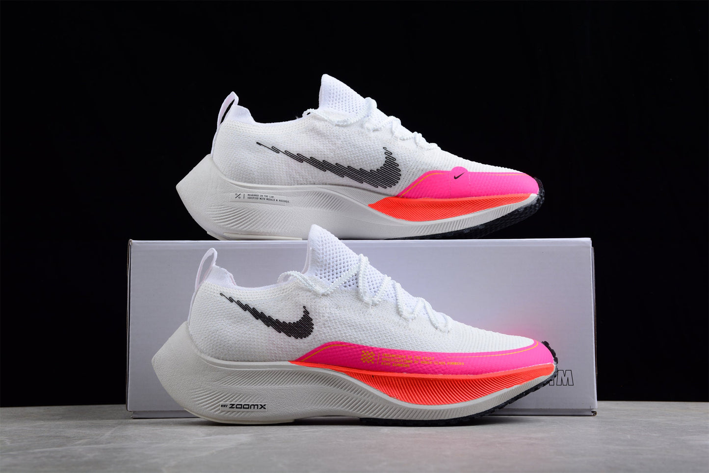 Zoom - Vaporfly Ne - T% 2 And Pink - White Unisex Streetwear Limited Edition