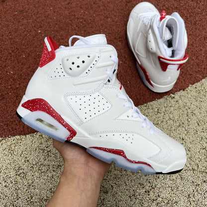 Jordan 6 red Oreo Unisex Streetwear Limited Edition - The Air Jordan 6 'Red Oreo' is a fresh take on the iconic silhouette, blending