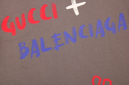 Camiseta GUCCI x BALENCIAGA gris