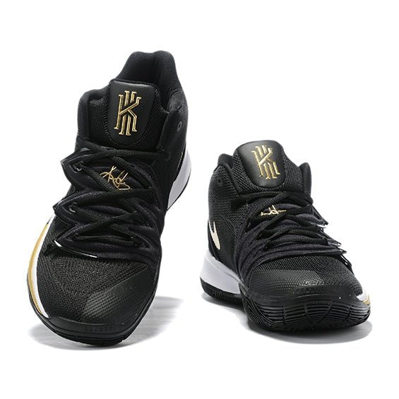 NIKE Kyrie 5 - Metallic Gold - Black Unisex Streetwear Limited Edition