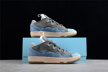 Lanvin Grey And Sneakers - Blue Unisex Streetwear Limited Edition - ### Lanvin Grey and Blue Sneakers Elevate your casual footwear collection with the Lanvin Grey