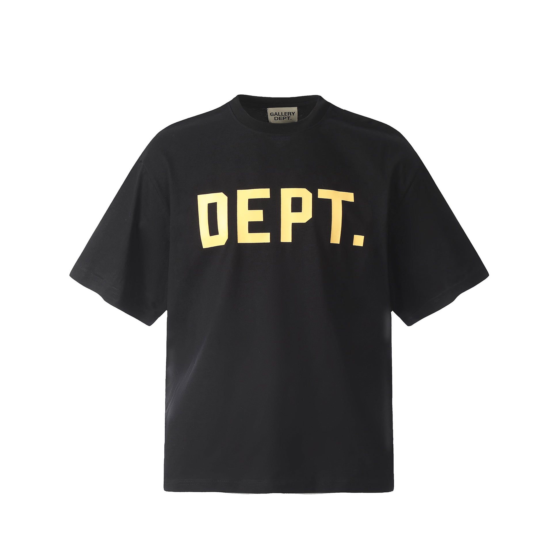 GALLERY Dept 24ss T-Shirt - Black Unisex Streetwear Limited Edition - Introducing the Gallery Dept. DEPT. Logo T-Shirt in Classic Black, a staple piece that perfectly