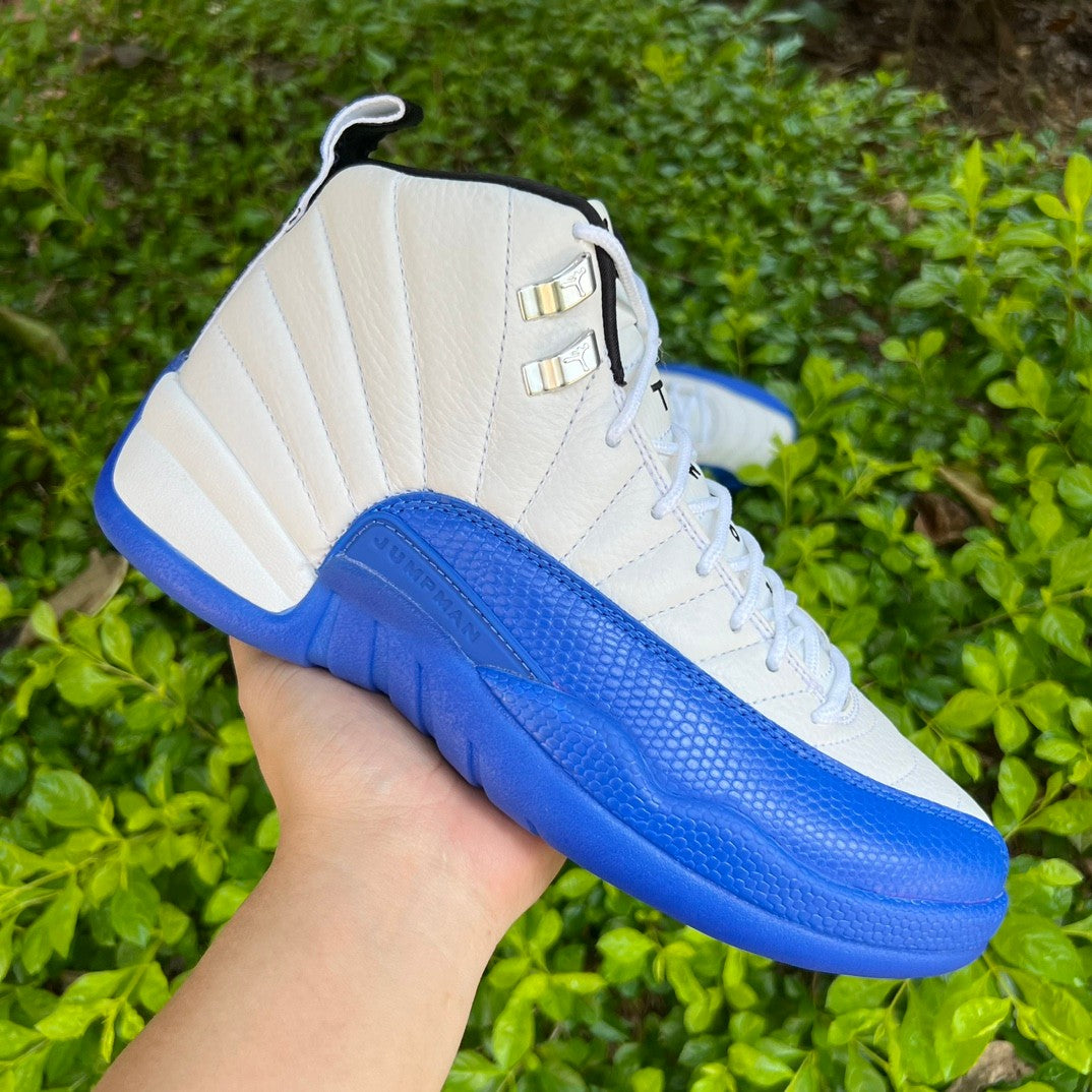 Jordan 12 Retro 'game Royal' - Black Unisex Streetwear Limited Edition