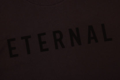 FEAR OF GOD ETERNAL T-SHIRT BLACK - close up - replica sneakers