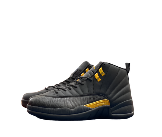Jordan 12 Retro Ta - I Sneakers - Black Unisex Streetwear Limited Edition - Introducing the Air Jordan 12 Retro in a sleek black and yellow colorway, a dynamic