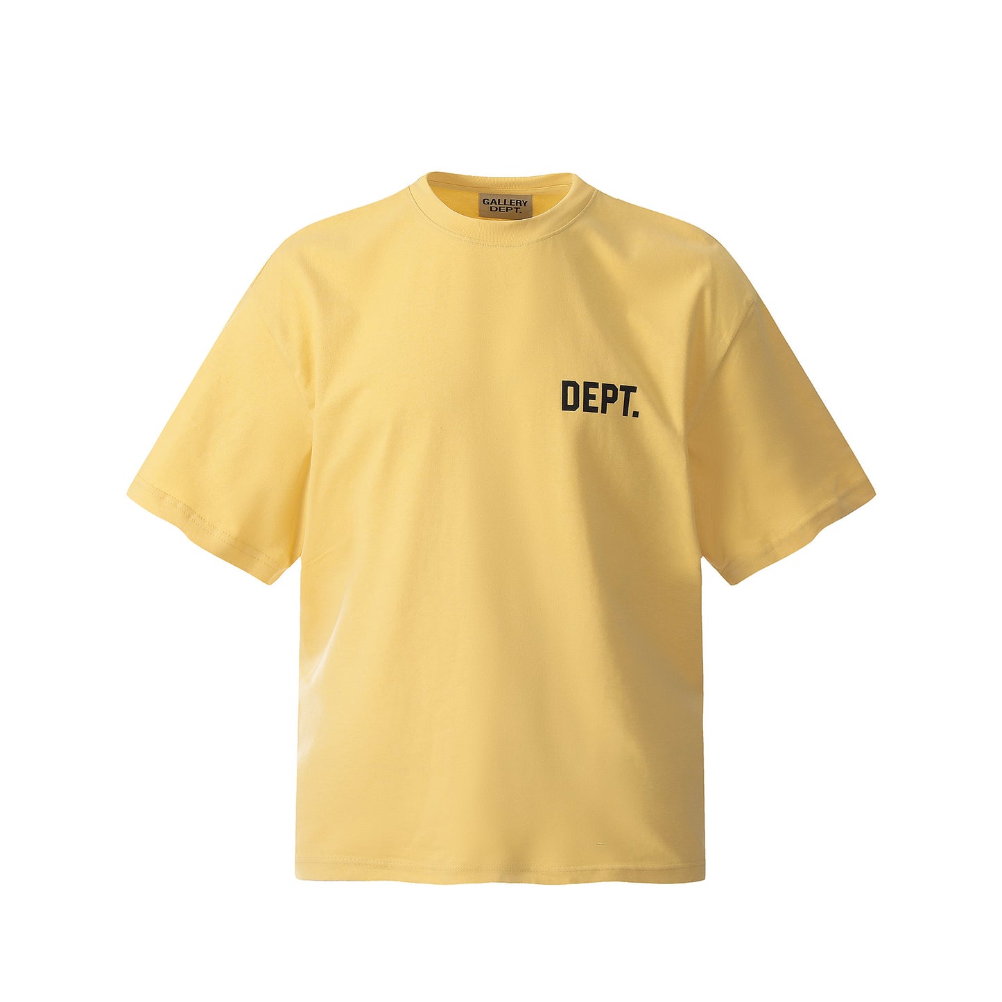GALLERY Dept 24ss T-Shirt - Black Unisex Streetwear Limited Edition - Introducing the Gallery Dept. 'COACH' T-Shirt in Vibrant Yellow, a standout piece that combines bold