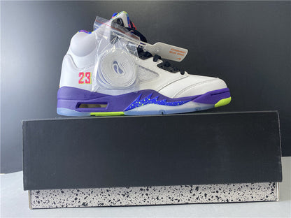 Jordan 5 Retro 'alternate Bel-air' T-Shirt - Black Unisex Streetwear Limited Edition - **Product Description: Air Jordan 5 Retro 'Alternate Bel-Air'** The Air Jordan 5 Retro 'Alternate Bel-Air'