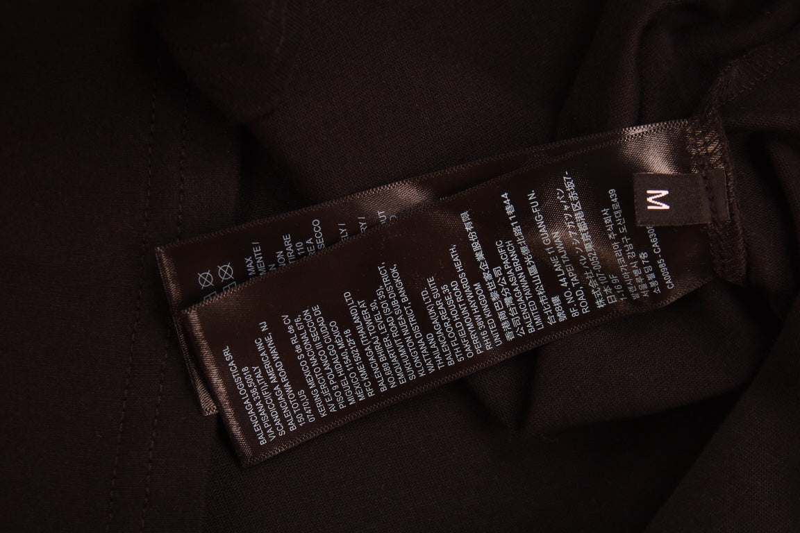 T-SHIRT NOIR AVEC LOGO BALENCIAGA