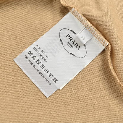 Prada Milano Beige Logo T-Shirt - outsole - replica sneakers