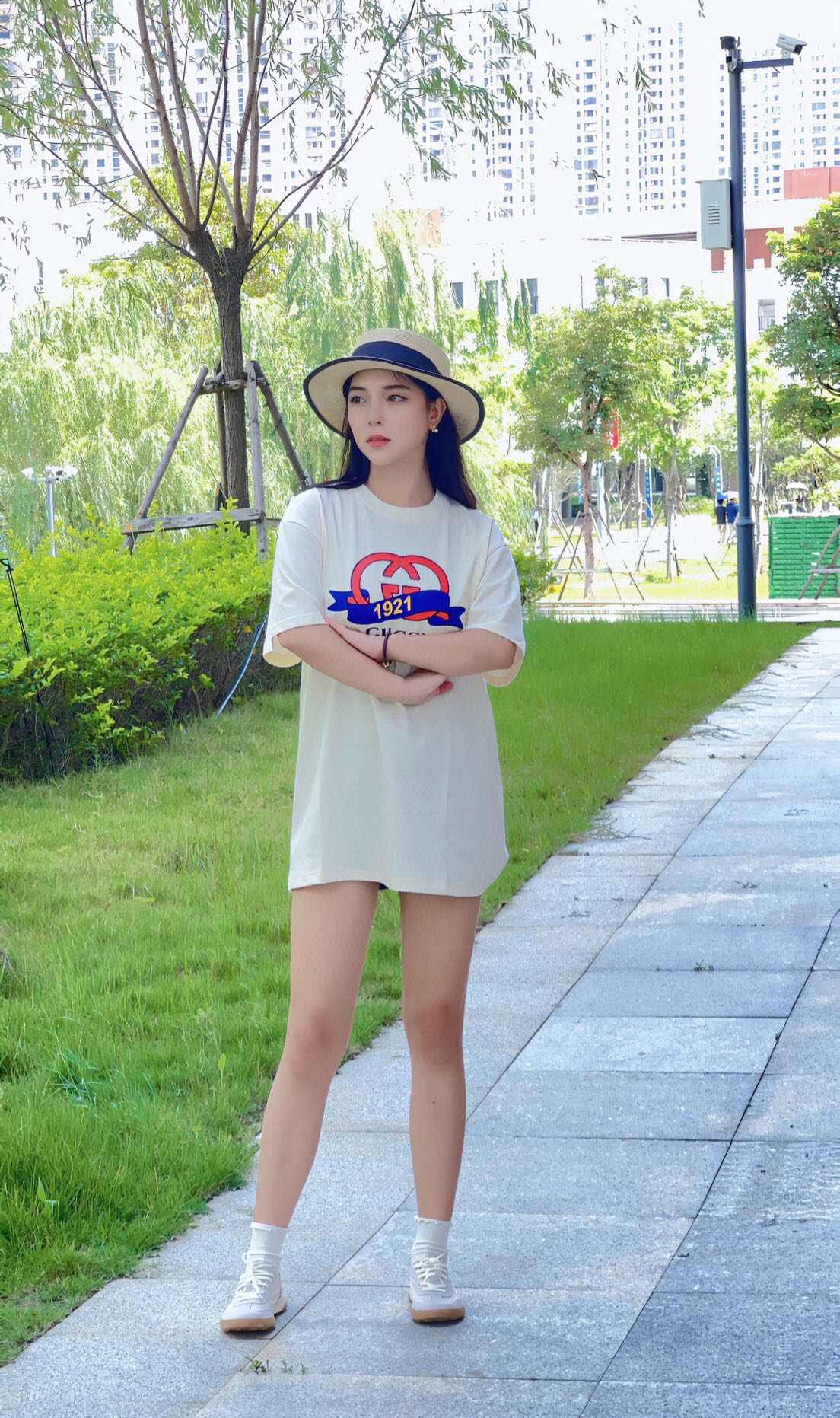 Camiseta con el logo de Gucci de 1921