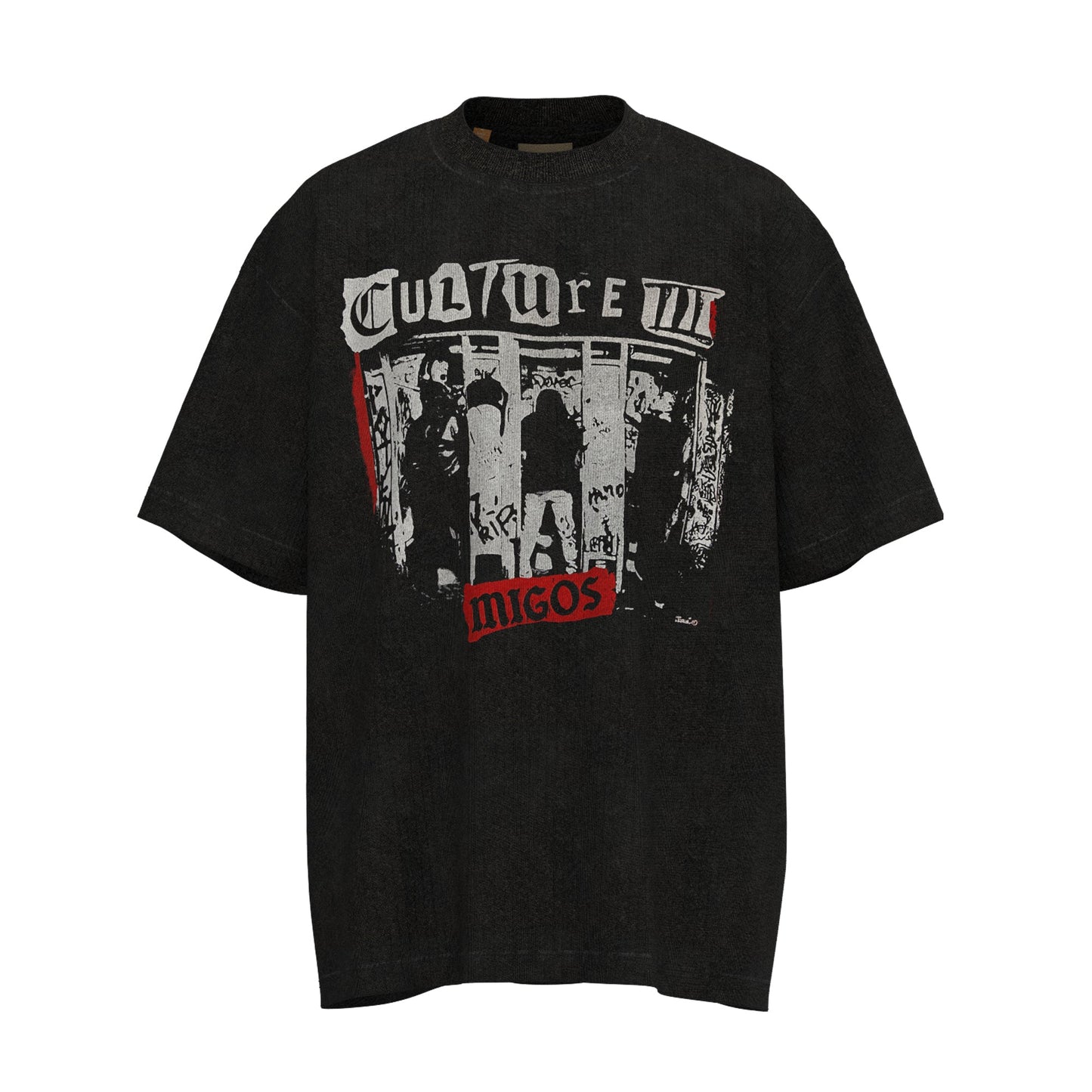 Gallery Dept T-Shirt - Black Unisex Streetwear Limited Edition - **Gallery Dept. x Migos Culture III T-Shirt** Celebrate the iconic collaboration between Gallery Dept. and