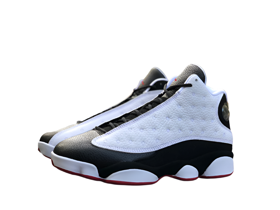 Jordan 13 Retro 'he Got Game' Sneakers - Black Unisex Streetwear Limited Edition - The Air Jordan 13 Retro in the 'He Got Game' colorway is a classic and