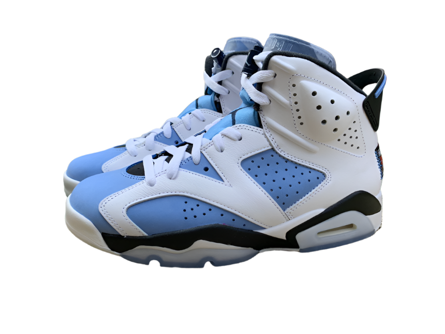 Jordan 6 'university Blue' Sneakers Unisex Streetwear Limited Edition - The Air Jordan 6 'University Blue' offers a fresh, vibrant look inspired by the University