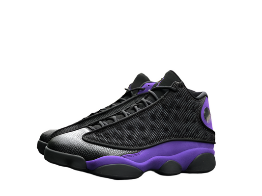 Jordan 13 Court - Purple Unisex Streetwear Limited Edition - This sneaker is a stylish addition to the iconic Air Jordan 13 lineup, featuring a