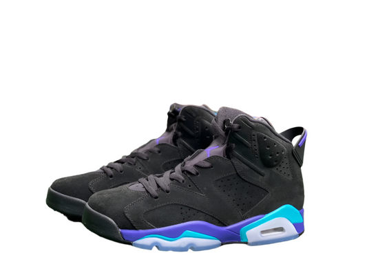 Jordan Aj6 Retro 'aqua' - Black Unisex Streetwear Limited Edition