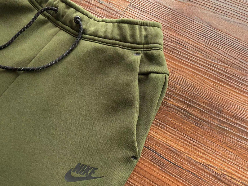 NIKE Tech Fleece Pants - Olive - Green Unisex Streetwear Limited Edition - The NIKE TECH FLEECE PANTS OLIVE GREEN - REPLICA blend modern sportswear innovation with streetwear